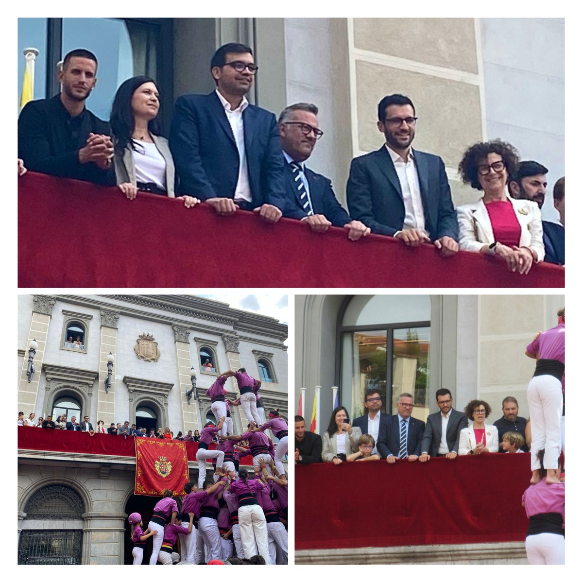 Des del balcó de l’Ajuntament, amb emoció i humilitat. 🌹
Recordant els meus pares i el meu origen obrer, amb l’orgull de poder servir Igualada i la seva gent.

És un honor immens. 💜 #Igualada #ServeiPúblic