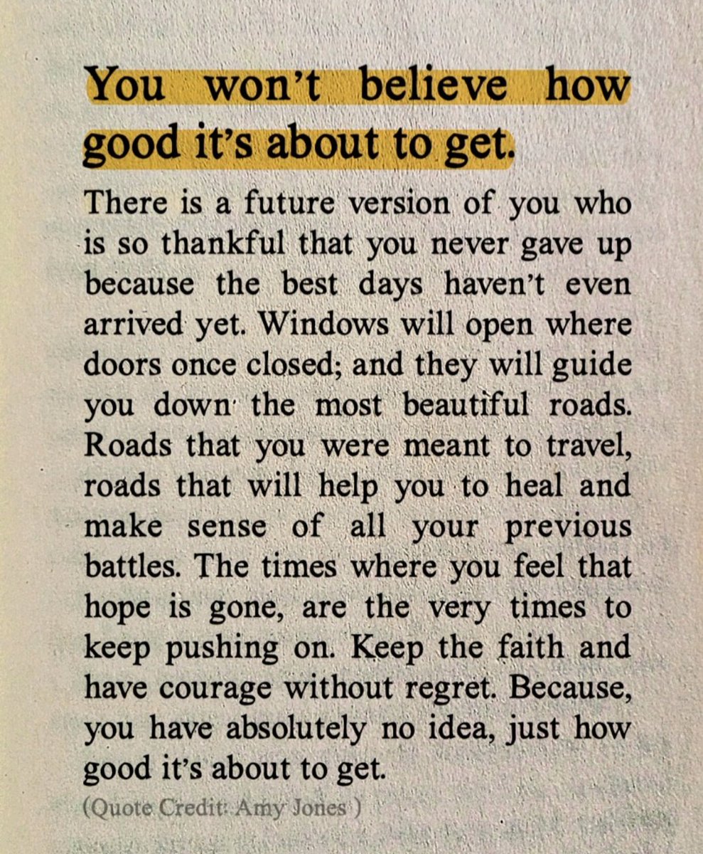 You won't believe how good it's about to get.