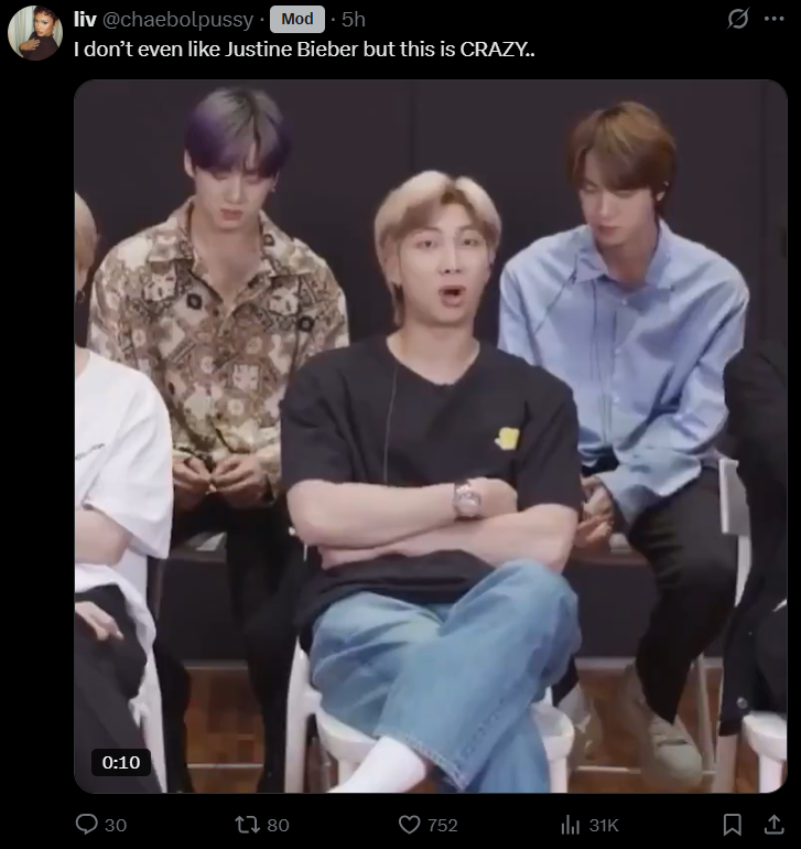 blinks dragging namjoon just bcuz he said its not his biggest dream to collab with justin bcuz they’re in same company.

god forbid namjoon is not daydreaming or begging in knees for collab with western artists to chart unlike rosé who ride taxis chasing them 😭