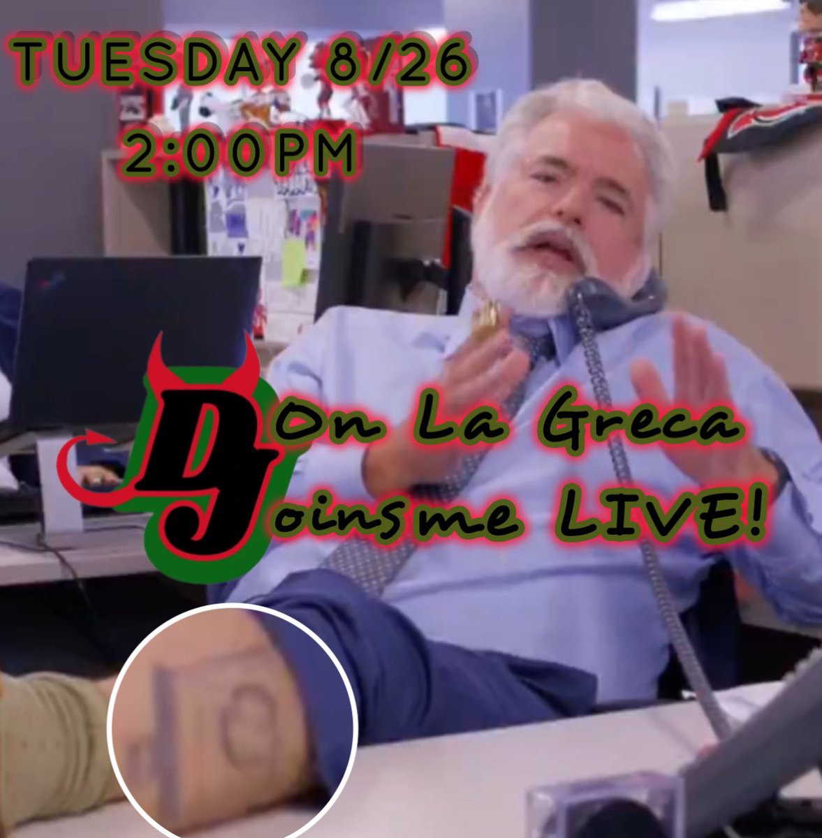 DevilsJointX's tweet image. Hey #NJDevils Fans!
Tuesday at 2PM Don La Greca joins me for Devils talk, Fan Interaction &amp;amp; more!
Link will be up Tues morning, come join us &amp;amp; submit your questions for Don Live! 
@DonLagreca #NHL @KenDaneykoMSG