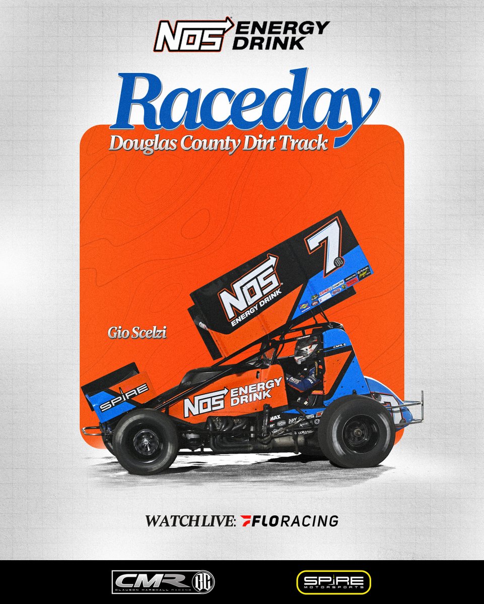 Clauson Marshall Racing (@clausonmarshall) on Twitter photo It's Raceday at the Douglas County Dirt Track for <a href="/GioScelzi/">Gio Scelzi</a> and the @NOSEnergyDrink 7BC team with <a href="/HighLimitRacing/">High Limit Racing</a>!
📺: bit.ly/3JvoNv6
<a href="/SpireMotorsport/">Spire Motorsports</a>
#NOSEnergyDrink #NOSEnergyBrandPartner It's Raceday at the Douglas County Dirt Track for <a href="/GioScelzi/">Gio Scelzi</a> and the @NOSEnergyDrink 7BC team with <a href="/HighLimitRacing/">High Limit Racing</a>!
📺: bit.ly/3JvoNv6
<a href="/SpireMotorsport/">Spire Motorsports</a>
#NOSEnergyDrink #NOSEnergyBrandPartner