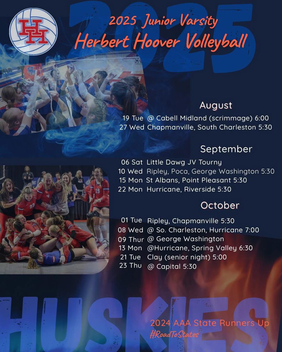 Herbert Hoover Volleyball (WV) tweet media
