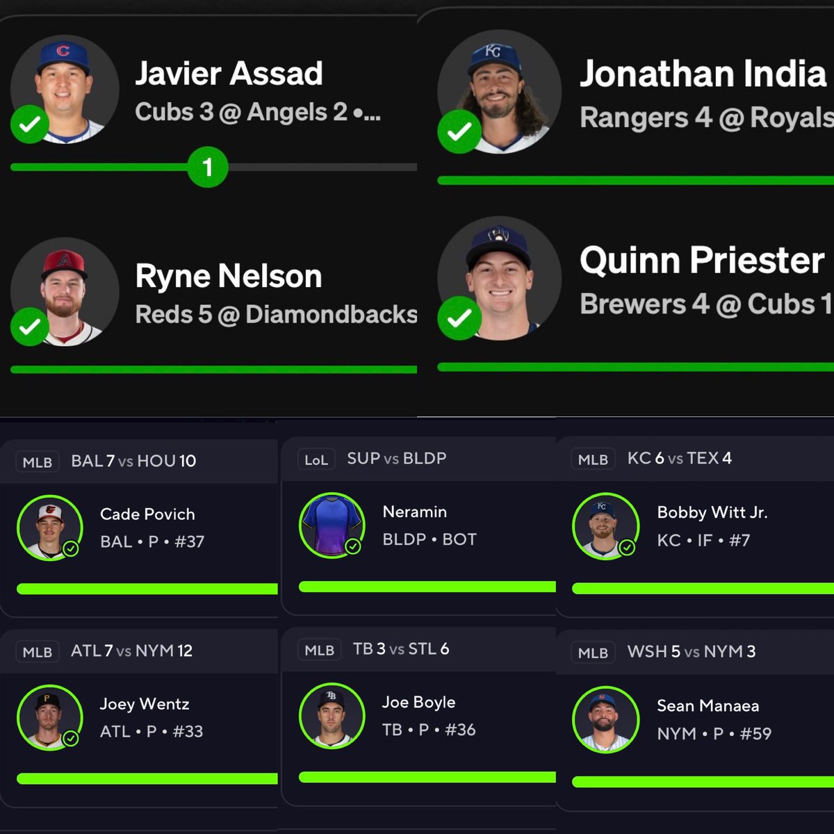 WHO’S BEEN PROFITING W US? 🤝

📈CONSISTENT PROFIT
✅ DAILY PLAYS
😍 FIRST WEEK FREE
🟪 PRIZE PICKS
🟨 UNDERDOG

COME WIN WITH US 👇

dubclub.win/r/p/pri-muv4t/…
