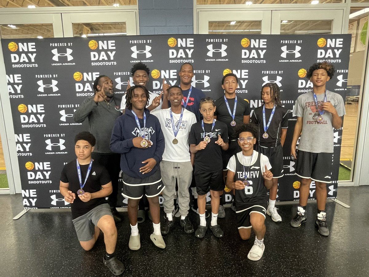 🏆Congrats to Team FVV, 8th Boys Champion at today's Summer’s Over Shootout.☀️

💲$59 Aug 30/31 Labor Day Shootouts (2 games).🇺🇸
onedayshootouts.com