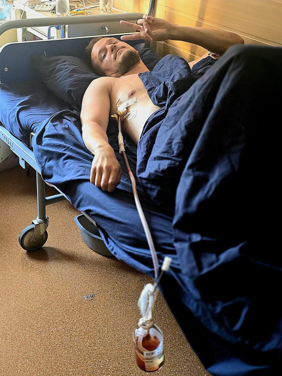 Even in my lowest moments, lying in this hospital bed, I’m reminded of Ukraine’s unbreakable spirit. We may feel knocked down, but we rise again—stronger, united, and determined. This is who we are. Stand with us. ONE TEAM ONE FIGHT ✊️🇺🇦linktr.ee/1t1f