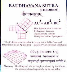 Sanskar Rao 🇮🇳 (@sanskarbarot) on Twitter photo <a href="/beforethewest/">Before the West</a> Texts like the Baudhayana Sulba Sutra, written around 800 BCE, contain versions of the theorem, predating Pythagoras and Babylon both. The theorem, stating that in a right-angled triangle, the square of the hypotenuse equals the sum of the squares of the other two sides (a² + b² <a href="/beforethewest/">Before the West</a> Texts like the Baudhayana Sulba Sutra, written around 800 BCE, contain versions of the theorem, predating Pythagoras and Babylon both. The theorem, stating that in a right-angled triangle, the square of the hypotenuse equals the sum of the squares of the other two sides (a² + b²