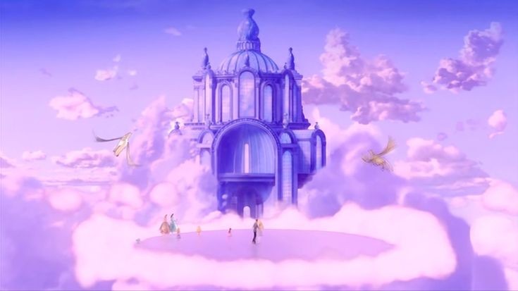 Barbiemovies3's tweet image. the beauty of barbie and the magic of pegasus ☁️🩷💜