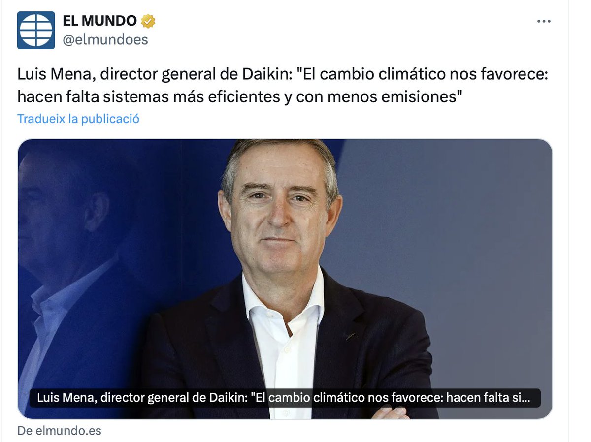 Jose Quemado, director general de "Hidroaviones Pepe": "Los incendios forestales nos favorecen. Hacen falta avionetas con menos emisiones".

Francisco Aguado, Director General de "Desatranques Paco": "Las DANA nos favorecen. Hacen falta bombas extractoras más eficientes".