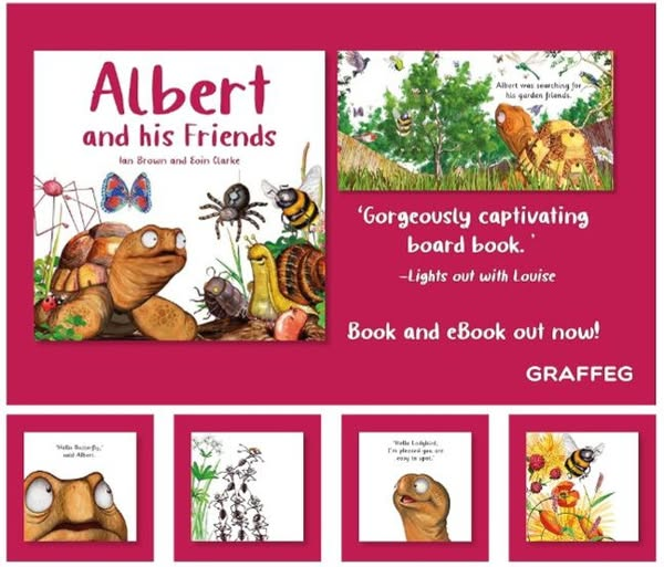 Meet our #favourite #tortoise and his #garden pals in #ALBERTthetortoise #BoardBook ALBERT and his Friends. Aimed at 0-3 years. #AvailableNow 3 #ALBERT Board Books, 9 #picturebooks &amp; #ActivityBook Alberttortoise.com
#bookseries #parentapproved #illustrations #earlyreaders