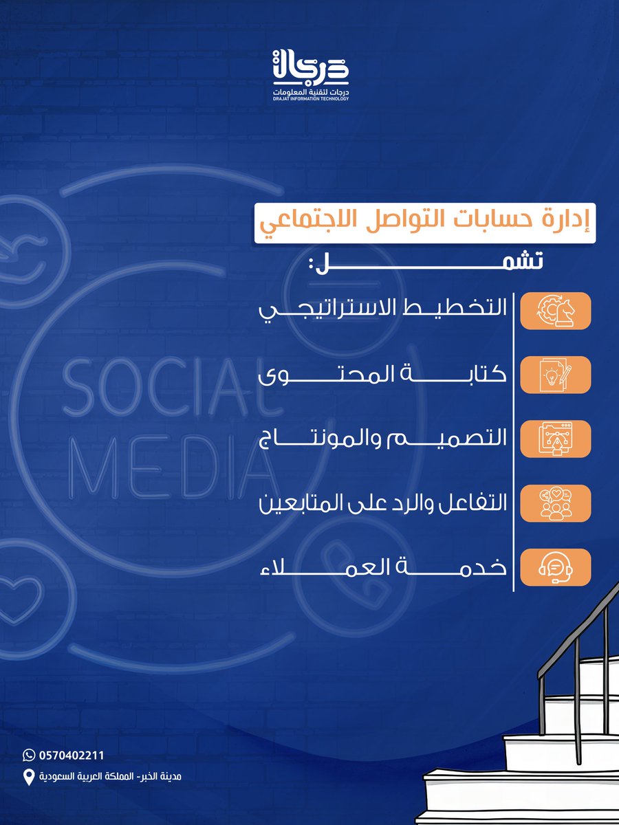إدارة ذكية لحضور أقوى! 📱✨ تعرّف على ما تتضمنه إدارة حسابات التواصل الاجتماعي لتحقيق نتائج فعّالة.
.

.
<a href="/Mkt_Art/">فن التسويق | MKT_ART</a>