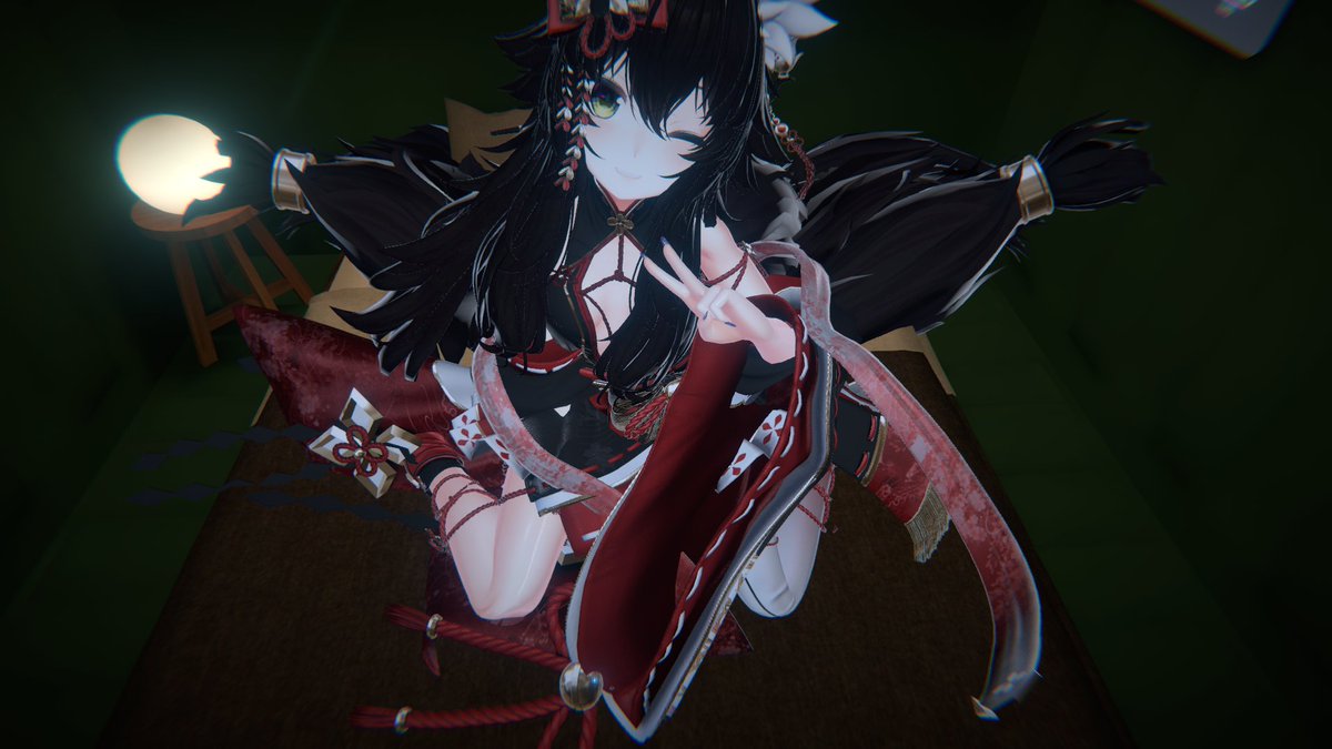 絶賛着せ替え中のメリノちゃん
まだ袖の追従の調整が甘いから角度次第では貫通しちゃうのよね...