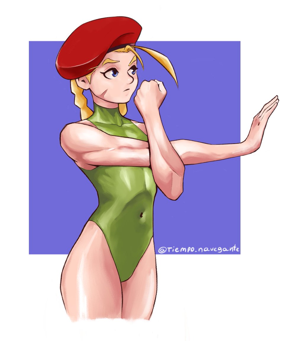 Some Cammy fan art. Fun fact about me, I've never played a SF game
