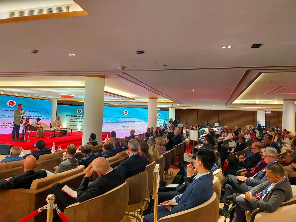 Alhamdulillah! Delighted to see that some of our Rohingya brothers and sisters had the opportunity to share and highlight our prolonged Rohingya crisis at the High-Level Conference on the Rohingya Situation in Cox's Bazar. Thanks everyone who organized this!