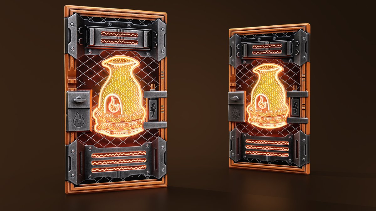 b3d_art's tweet photo. Together with Ronan we present our
🔥Furnace Chamber SMD for @playrust  
🔗LINK: https://t.co/R991AzU2zQ
This is the first door from our Chambers & Rooms Collection. And we have great plans for the future!
Not every door tells the truth...
Enjoy!
@Helkus   
@gerrmanman   
@HedgesnVideos
