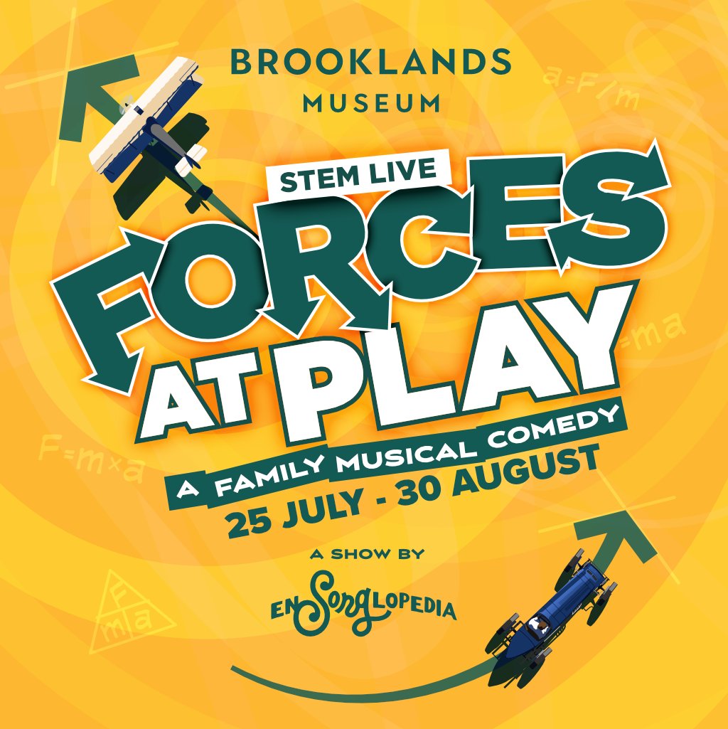 This summer, see our new play, Forces at Play!

Daily 30 minute showings: 11.00, 12.15, 14.30 &amp; 15.45.
Until 30 Aug.
Included in admission.

Car rides, vehicle demonstrations, Concorde tours &amp; bus rides available on selected days this summer.
 
zurl.co/mdfx7