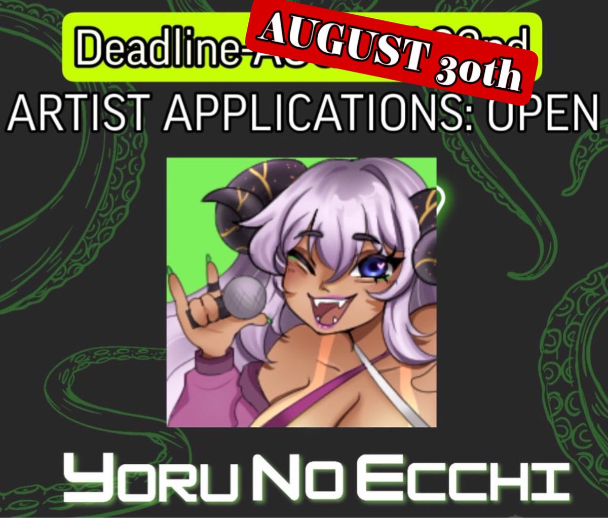 Since we won’t be opening up public applications again until 2026…

We are doing one final date extension! Please get your apps in because once it’s over it’s over!!!