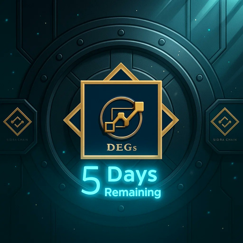 SidraStartups's tweet image. Built on trust. Powered by Sidra.
⏳ Just 5 days left until REGs Global launch.

sidrastart.com/project/d7387a…

#HalalFinance #SecureTrading #Countdown #REGsGlobal
#GLNsGlobal