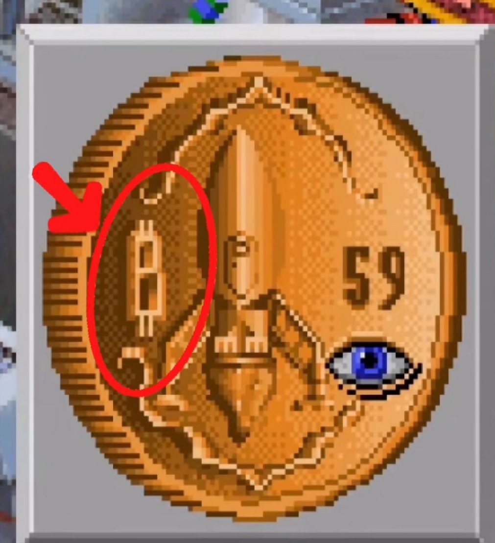BREAKING:

In 1991, Rod Nakamoto and Satoshi Uesaka created the game Space Quest IV, which featured a symbol resembling the Bitcoin logo.