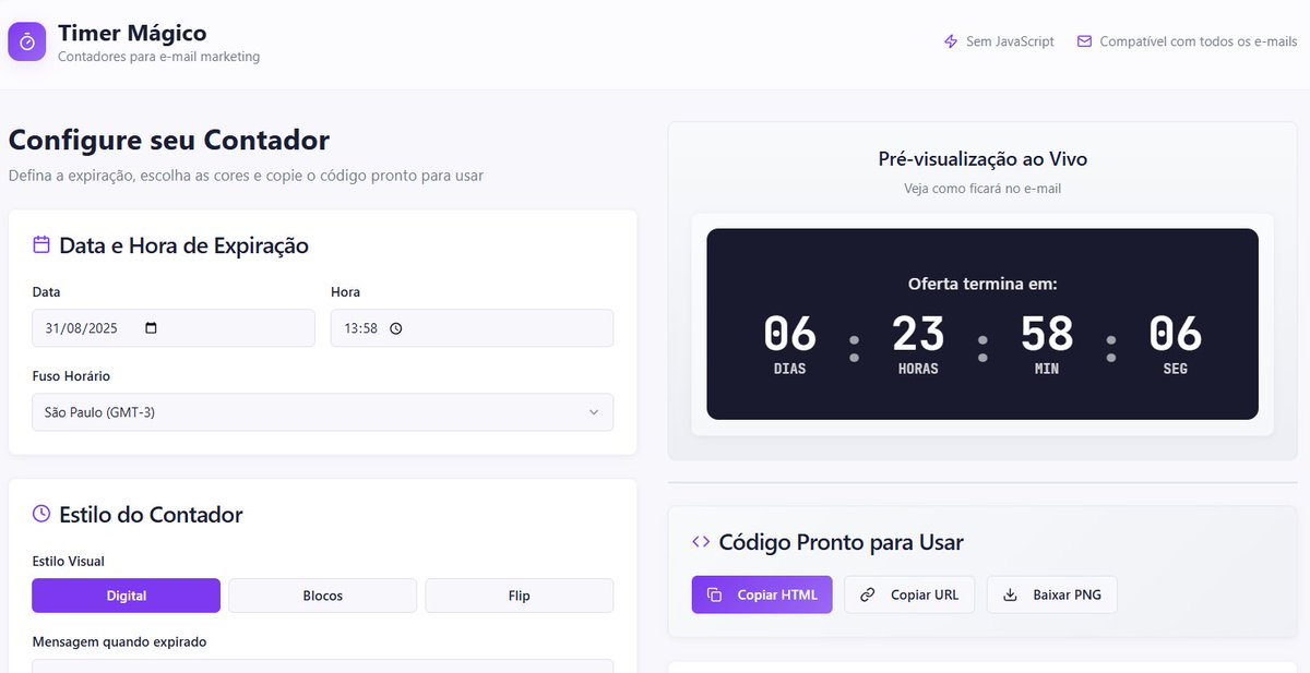 asantosmvp's tweet photo. @lovable ⏳ Ever wanted to add urgency to your campaigns?

I built a Countdown Timer for Emails with Lovable — super easy to use!
👉 https://t.co/2e3ZkKUujK

#BuiltWithLovable https://t.co/kaUa8Bvmpn