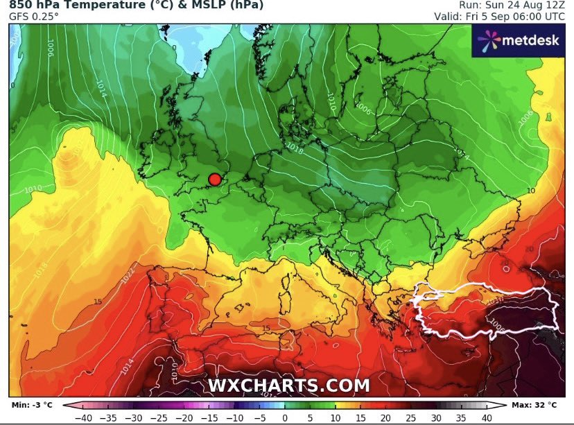 Peki Cuma'dan itibaren ne olacağız ? Öngörülen Afrika menşeili sıcaklar kuzeyden tepesine aldığı darbeler ile hoşafa dönmüş vaziyette. Her yeni güncellemede hem gücünü yitirmiş hem süresi kısalmış görünüyor ❗️