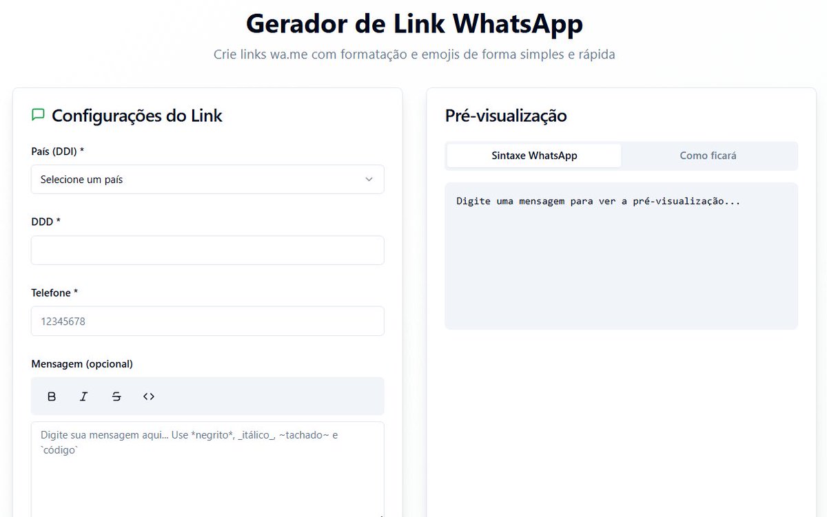 asantosmvp's tweet photo. @lovable 📲 Sharing your WhatsApp has never been easier!

Here’s my WhatsApp Link Generator built with Lovable.

👉 https://t.co/Y03N1DhN4o

#BuiltWithLovable https://t.co/awBShxiynh