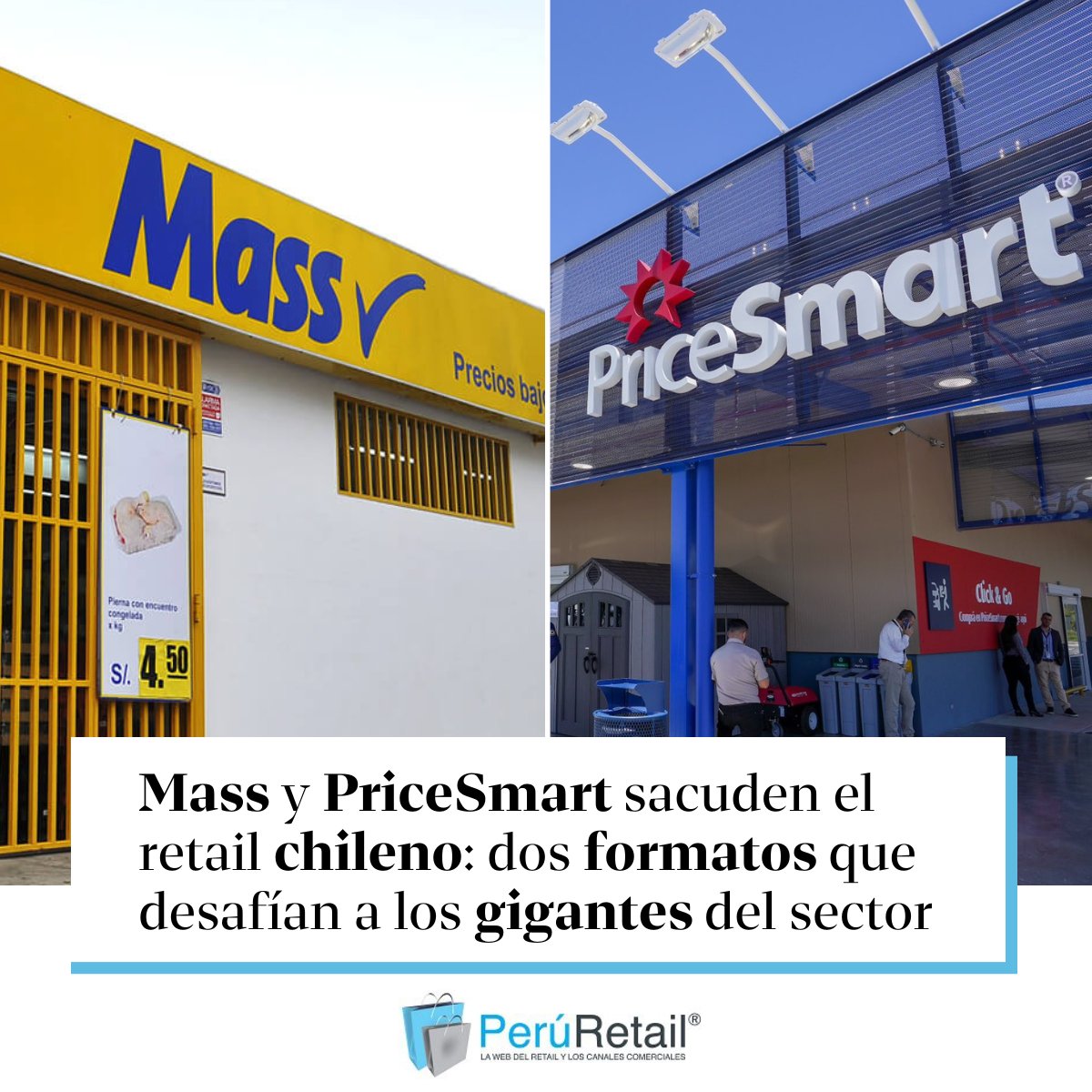 🔴🛒Mass y PriceSmart se instalan en Chile con formatos disruptivos que desafían la lógica del supermercado tradicional y apuntan a consumidores más exigentes. Conoce más aquí. ►zurl.co/1whCz 

#Mass #PriceSmart #supermercados #retail #chile