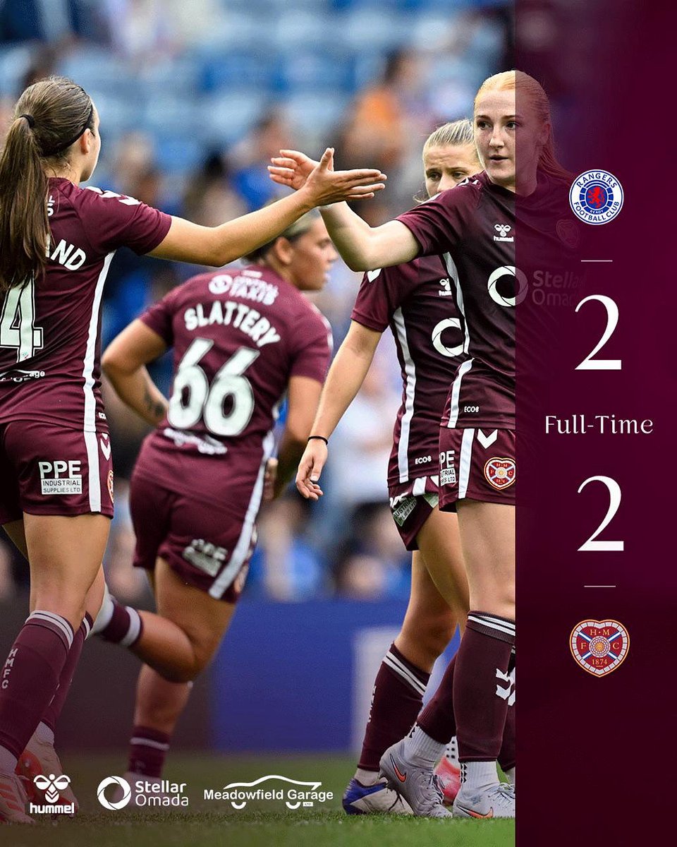 Eilidh Shore’s strike earns Hearts a hard earned point at Ibrox Stadium 🇱🇻