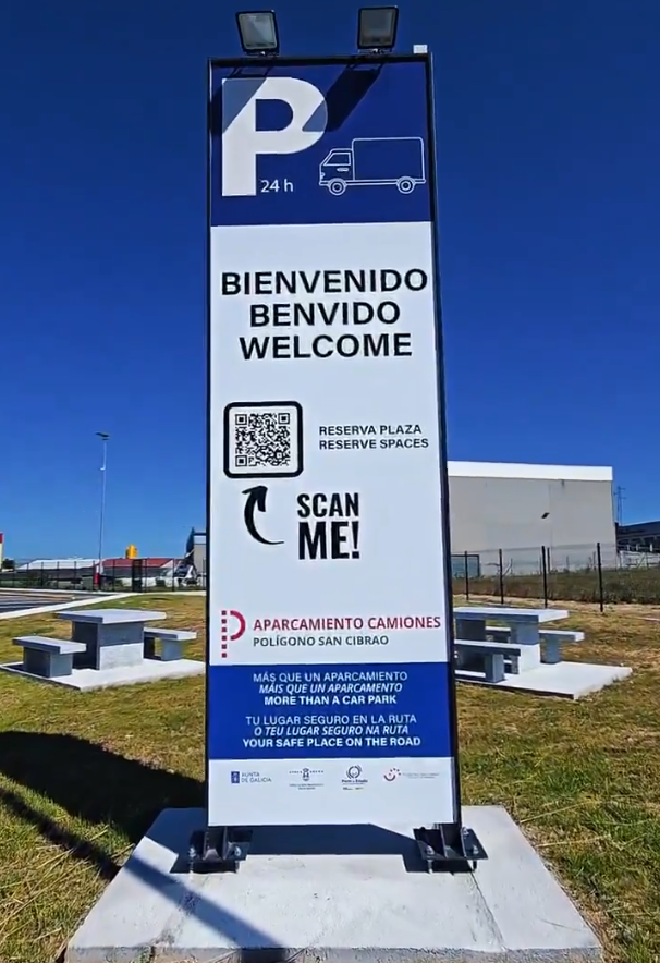 El <a href="/transportesgob/">Ministerio Transportes y Movilidad Sostenible</a>  informa en su web de los #aparcamientos seguros certificados para #transportistas

En el caso del 𝗔𝗽𝗮𝗿𝗰𝗮𝗺𝗶𝗲𝗻𝘁𝗼 𝗱𝗲 𝗰𝗮𝗺𝗶𝗼𝗻𝗲𝘀 Nivel Oro 🥇<a href="/AEPI_San_Cibrao/">Asociación de Empresarios Polígono San Cibrao</a> es operado con la app PVerde (Android o iOS) para reservas.

#camiones