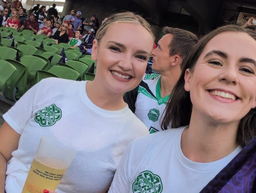 BelfastTrojans's tweet photo. @belfasttrojans x @cfbireland 

We had a fantastic day yesterday at the annual College Football Classic! Checkout some selfies 🤳 along with a special mention on the big screens! 👀🏆 https://t.co/RfsGSM86vO