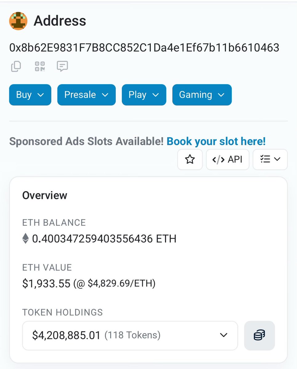 A wallet that holds $4.20M just bought edward.eth #ensdomain for $24K. 🫢 Congrats to both the seller and the buyer! 👏