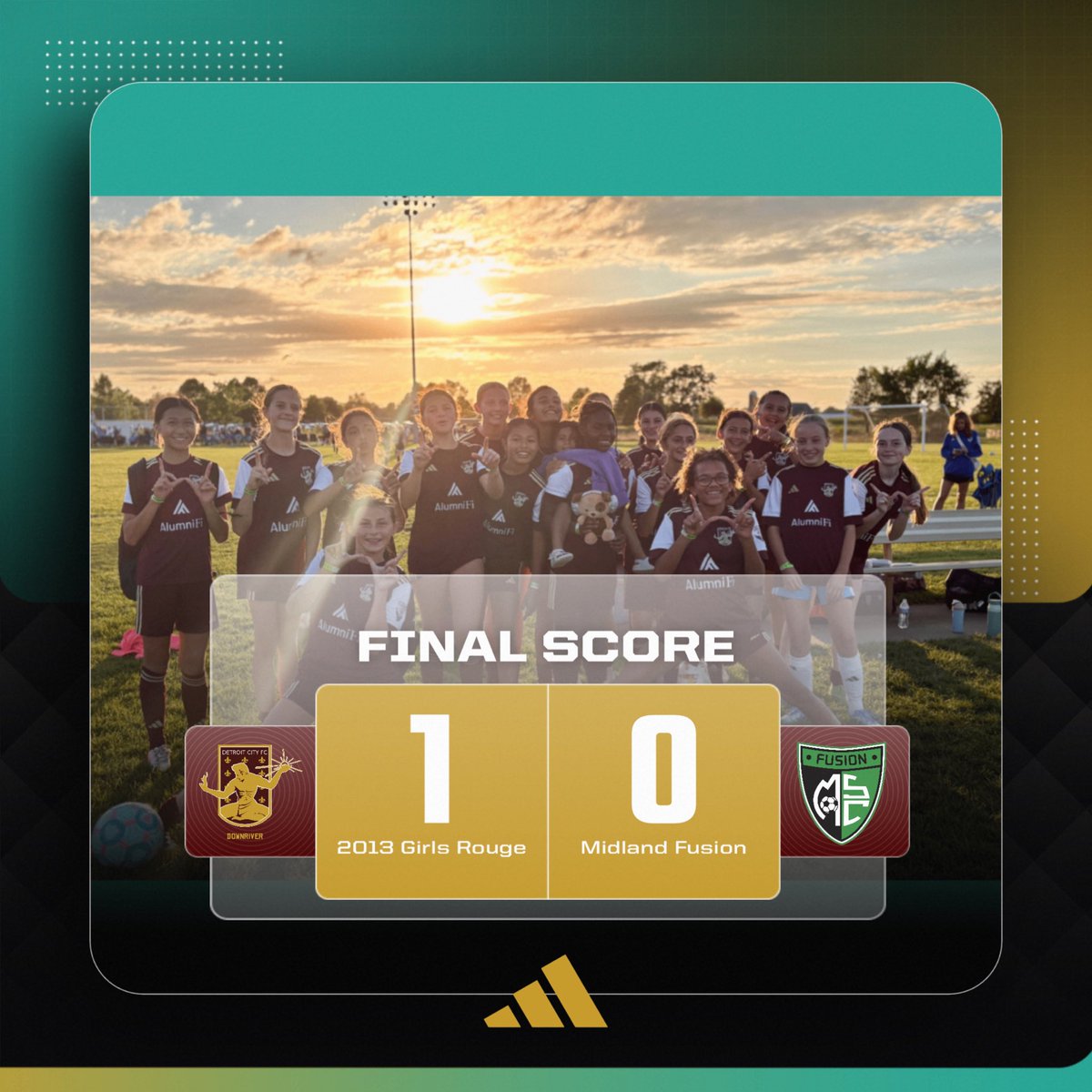 ⚜️ WMSC Tournament ⚜️ After another battle on the pitch, our 2013 Girls Rouge are headed to the Finals! Great work girls! Super proud! We are all cheering for you! #dcfcdownriver