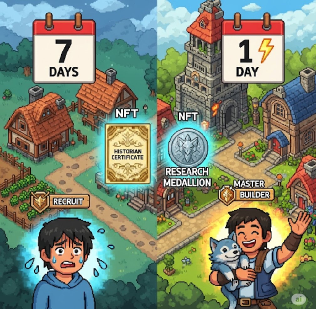 Games Quality Zone (@gq_zone) on Twitter photo 📢 The benefits of holding both a Historian Certificate and a Research Medallion in <a href="/Age_of_Farming/">Age of Farming Ronin</a> are now a game-changer! ✨
We've got a sneak peek at some upcoming perks for dual holders:
* Insane Research Speed: What takes others up to 7 days in the upcoming Research Lab 📢 The benefits of holding both a Historian Certificate and a Research Medallion in <a href="/Age_of_Farming/">Age of Farming Ronin</a> are now a game-changer! ✨
We've got a sneak peek at some upcoming perks for dual holders:
* Insane Research Speed: What takes others up to 7 days in the upcoming Research Lab