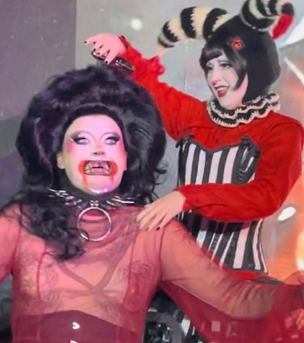 yk when u go to ur first drag show ever and they pull out this??