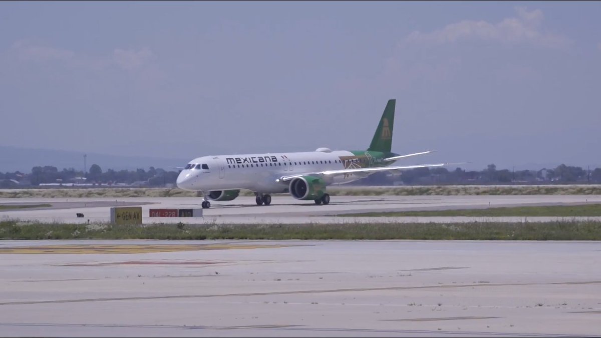 Inversión Turística (@inverturistica) on Twitter photo #EsteFin
🛬 #MexicanaDeAviación <a href="/mexicana_air/">Mexicana De Aviación</a>
recibe el tercer avión de su nueva flota, un Embraer E195-E2, matrícula XA-MXC, con capacidad para 132 pasajeros, procedente de #Brasil <a href="/embraer/">Embraer</a>
Mañana lunes se inaugra con un vuelo hacia #Tulum
<a href="/aifaaero/">Aeropuerto Internacional Felipe Ángeles</a>
inversion-turistica.com/2025/08/24/mex… #EsteFin
🛬 #MexicanaDeAviación <a href="/mexicana_air/">Mexicana De Aviación</a>
recibe el tercer avión de su nueva flota, un Embraer E195-E2, matrícula XA-MXC, con capacidad para 132 pasajeros, procedente de #Brasil <a href="/embraer/">Embraer</a>
Mañana lunes se inaugra con un vuelo hacia #Tulum
<a href="/aifaaero/">Aeropuerto Internacional Felipe Ángeles</a>
inversion-turistica.com/2025/08/24/mex…