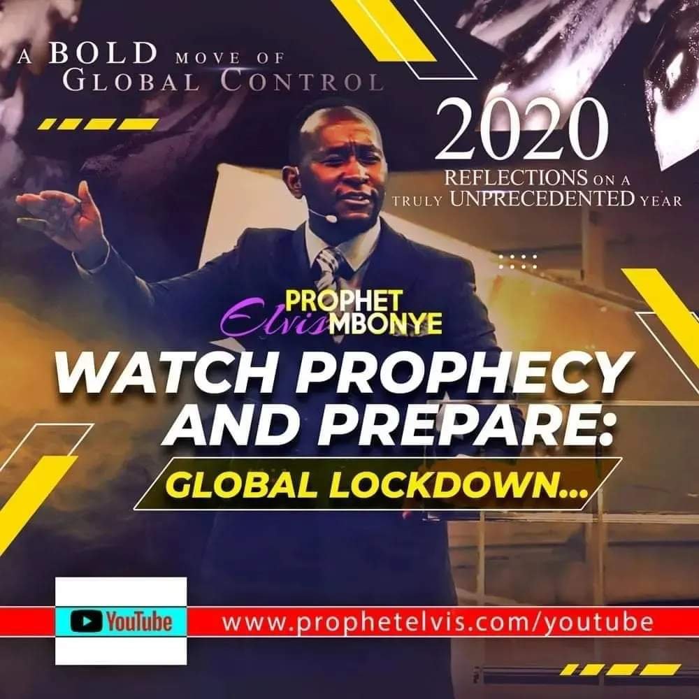 Joshua. (@joshuaodongo95) on Twitter photo Back in 2018 <a href="/Prophet_elvis/">Prophet Elvis Mbonye</a> prophesied what the Lord had revealed to him about 2020 and we somehow didn't pay much attention!
Come 2020 things played out as prophesied
Watch Prophecy and PREPARE: Global Lockdown
youtu.be/zca1hZt4BNI?si…
#ProphetElvisMbonye Back in 2018 <a href="/Prophet_elvis/">Prophet Elvis Mbonye</a> prophesied what the Lord had revealed to him about 2020 and we somehow didn't pay much attention!
Come 2020 things played out as prophesied
Watch Prophecy and PREPARE: Global Lockdown
youtu.be/zca1hZt4BNI?si…
#ProphetElvisMbonye