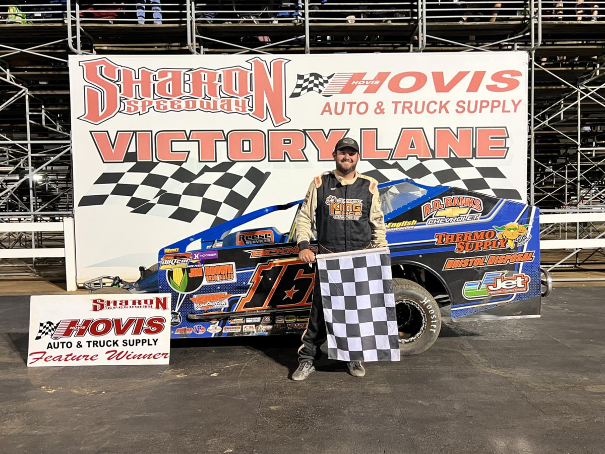 Sharon Speedway (@sharonspdwy) on Twitter photo Rex King Jr ends 2-year winless drought in Big-Block Mods; Coleton Longwell tops 36-car Economod Mania Tour; Win #5 for Chas Wolbert in <a href="/RUSHSportMods/">RUSH Sportsman Mods</a>; Career 1st Sharon wins for Zain Harvey (UMP Mods) & Jacob Moon (Crown Vics)
Read more>>>sharonspeedway.com/press/article/β¦ Rex King Jr ends 2-year winless drought in Big-Block Mods; Coleton Longwell tops 36-car Economod Mania Tour; Win #5 for Chas Wolbert in <a href="/RUSHSportMods/">RUSH Sportsman Mods</a>; Career 1st Sharon wins for Zain Harvey (UMP Mods) & Jacob Moon (Crown Vics)
Read more>>>sharonspeedway.com/press/article/β¦