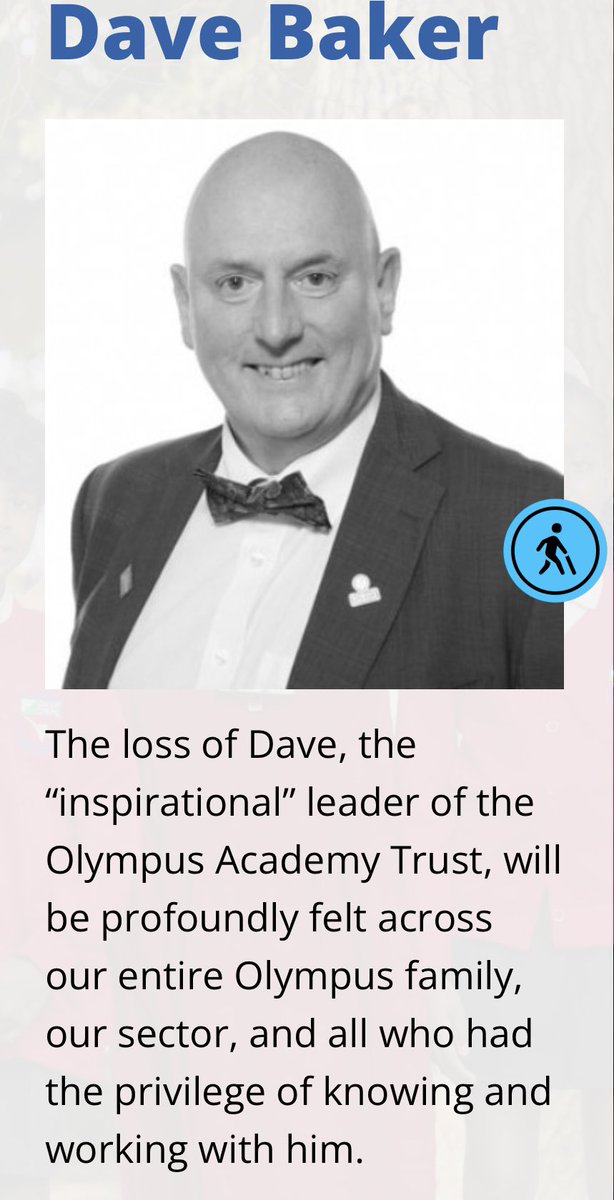 Adrian Rogers (@ajrallmodcons) on Twitter photo So so sad. Everyone <a href="/ChilternLT/">Chiltern Learning Trust | Bedfordshire & Luton</a> sends their best wishes to <a href="/olympustrust/">Olympus Academy Trust</a> & the friends & family of <a href="/MrDaveBaker/">Dave Baker</a> , on his sad and unexpected passing. Dave was a huge presence in the education world, especially in Bristol & the South-West. An inspirational man. <a href="/CSTvoice/">Confederation of School Trusts</a> So so sad. Everyone <a href="/ChilternLT/">Chiltern Learning Trust | Bedfordshire & Luton</a> sends their best wishes to <a href="/olympustrust/">Olympus Academy Trust</a> & the friends & family of <a href="/MrDaveBaker/">Dave Baker</a> , on his sad and unexpected passing. Dave was a huge presence in the education world, especially in Bristol & the South-West. An inspirational man. <a href="/CSTvoice/">Confederation of School Trusts</a>
