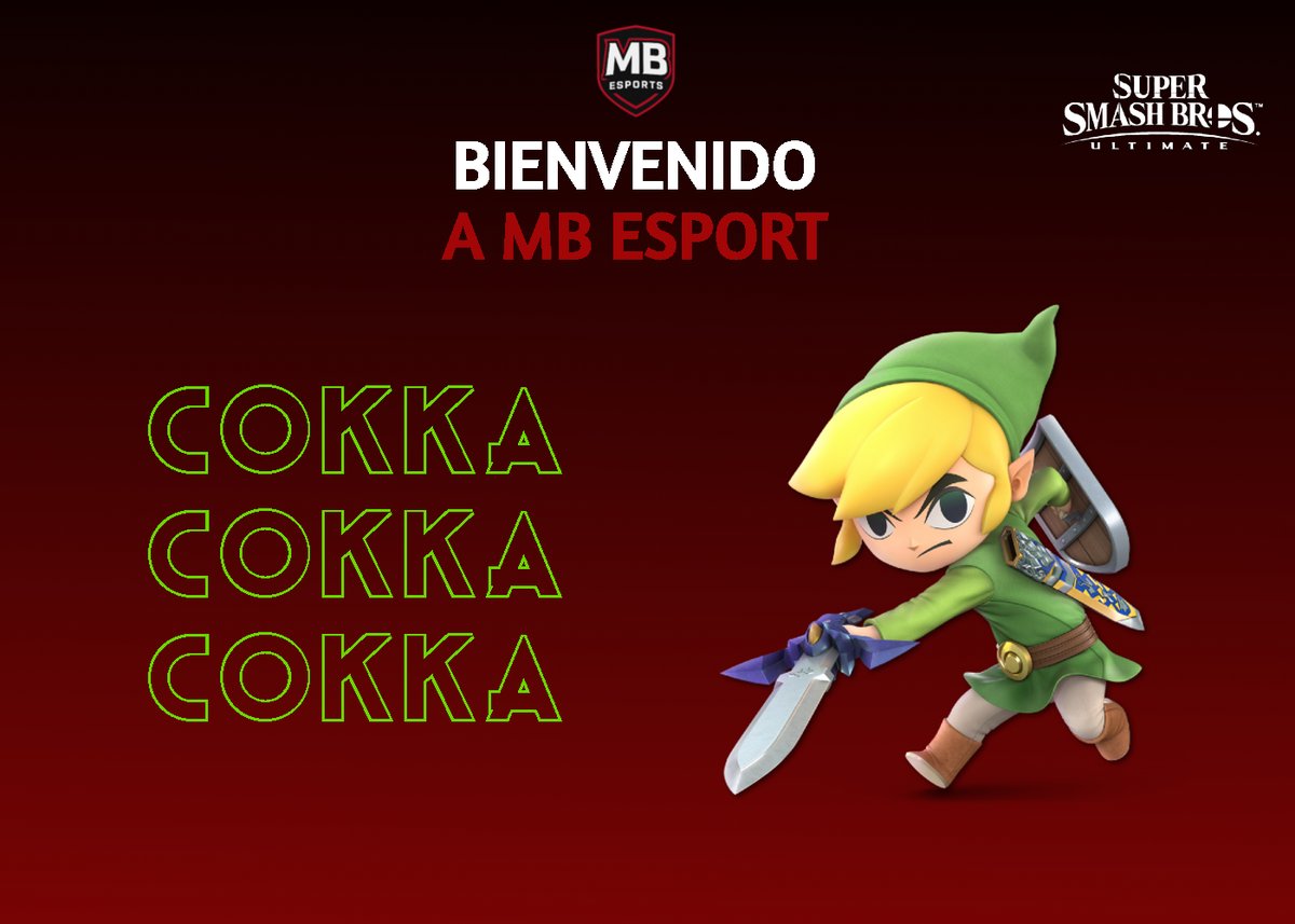 🚨 ¡Bienvenido Cokka! 🚨
Nos alegra anunciar que <a href="/CokkaMonadoSSB/">Cokka</a>  se une a MB Esport. 💪
Listos para afrontar nuevos desafíos juntos. 🔥
#MBEsport #SmashBros ❤🖤