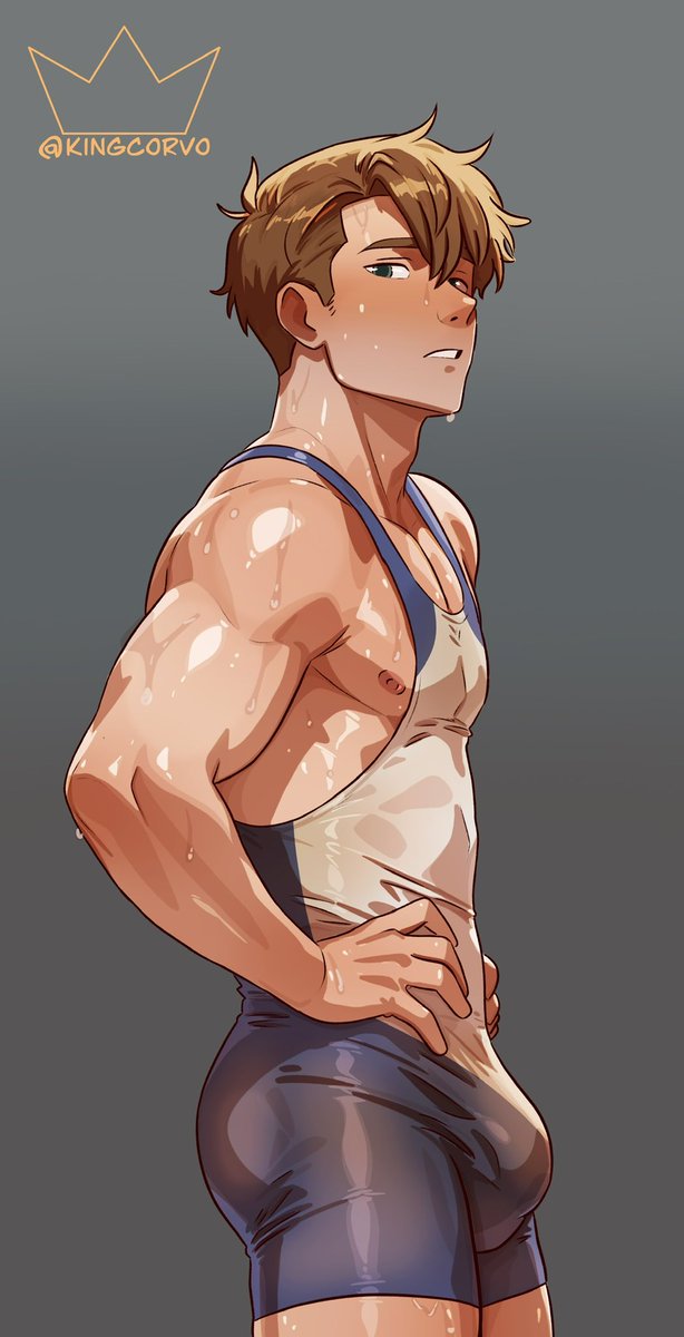 He wonders why guys always look at him weird. Yeah. They are both big. So what. Either do something about it or pick up your jaw.