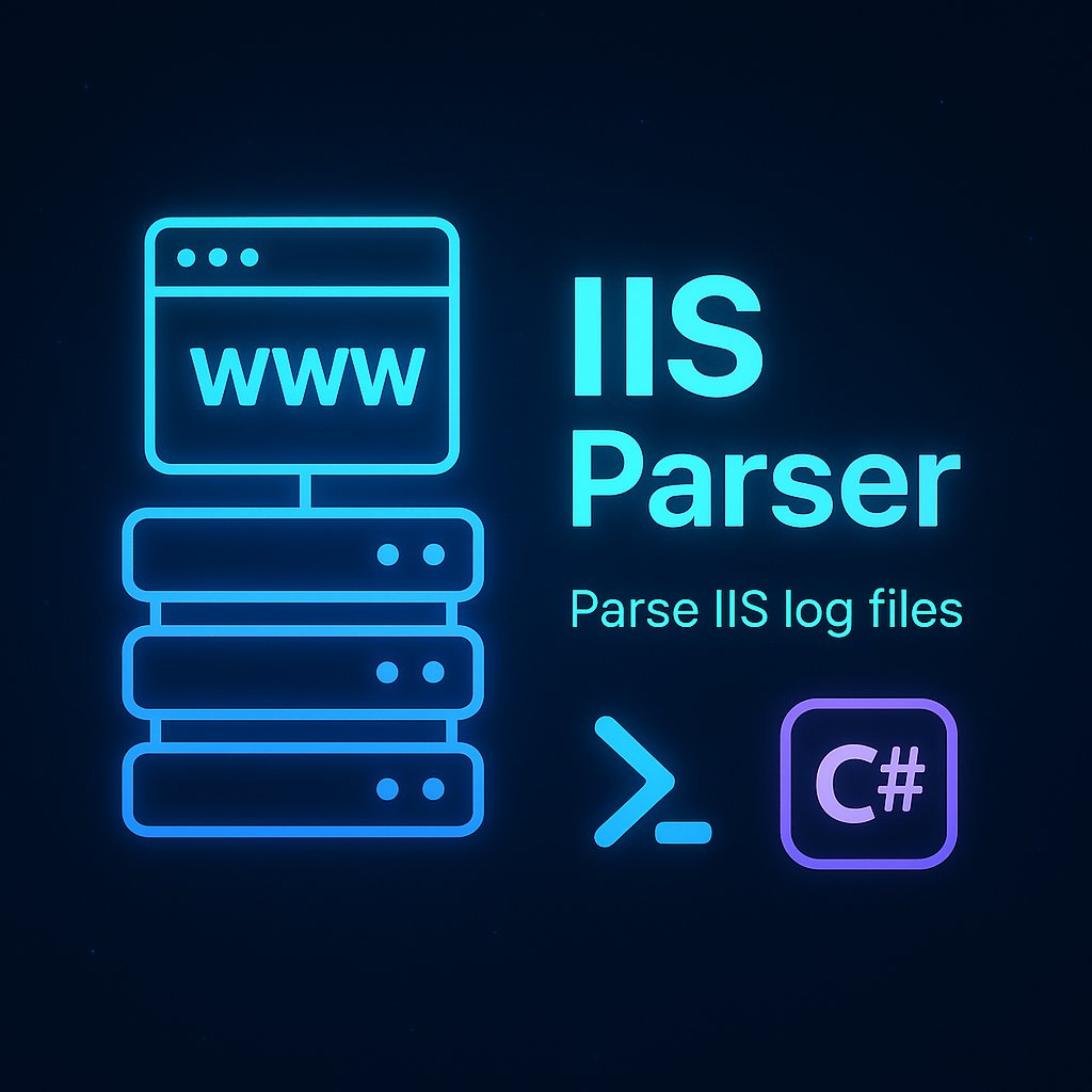IISParser is a PowerShell module to read IIS logs. It's very fast and easy to use. This module is based on IISLogParser library that does all the heavy lifting. github.com/EvotecIT/IISPa…