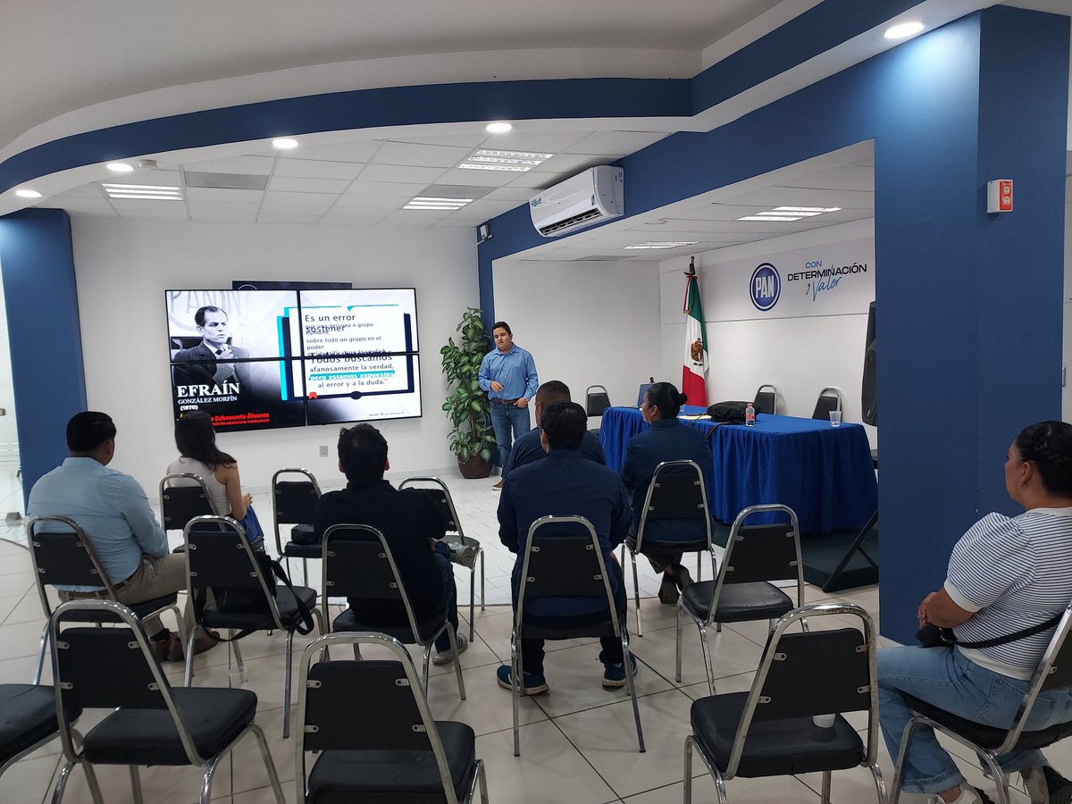 Capacitación de nuevos Militantes. En #PanReynosa  el "Taller de Introducción al Partido", 
🔸️Que es el PAN.
🔹️Los antecedentes y la Fundacion
🔸️La Doctrina e Identidad,
🔹️Datos a Saber 
🔸️Organizacion y ser Militante .
 <a href="/AccionNacional/">Acción Nacional</a> <a href="/PanTamaulipas/">PAN TAMAULIPAS</a>