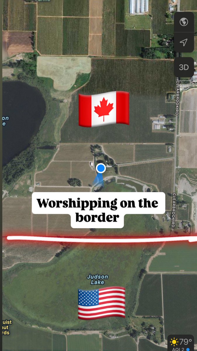 Tonight feels incredibly prophetic. 

Worshipping on literal border between our countries to close out our 11 city LET US WORSHIP mandate from God. 🇺🇸🇨🇦