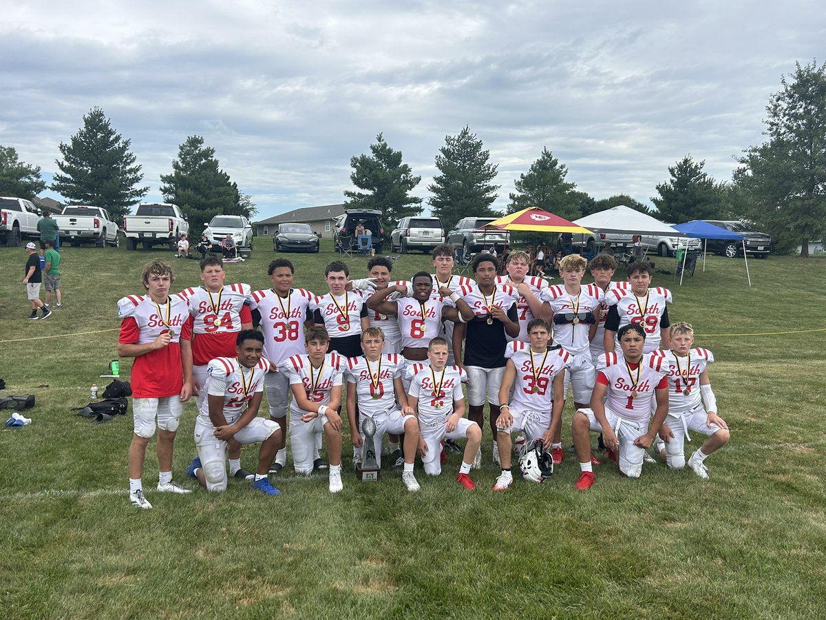 Bring 🏆 back home. Proud of this group for winning this event 4 times. 
19-0 Missouri Wolverines 
22-0 Neco Raiders