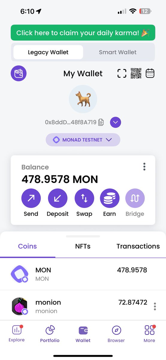 ozzy (@ozzyxbt) on Twitter photo I forgot that I had 478 MON in my <a href="/haha_app/">HaHa Wallet ๐คฃ</a> wallet, so I decided to do a giveeway and pick two winners.
To enter:
-Follow me
-RT & like this post
You have 24 hours. I forgot that I had 478 MON in my <a href="/haha_app/">HaHa Wallet ๐คฃ</a> wallet, so I decided to do a giveeway and pick two winners.
To enter:
-Follow me
-RT & like this post
You have 24 hours.