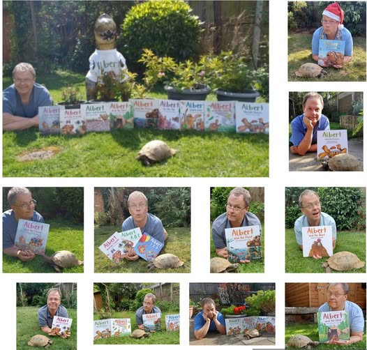 Styled (and #inspired) by real #ALBERTthetortoise and now with added #Christmas. Hard to believe but #AvailableNow 9 #ALBERT #picturebooks, 3 #BoardBooks &amp; #ActivityBook. The 80+ years-old #tortoise seems to have started something. Alberttortoise.com
#bookseries #garden