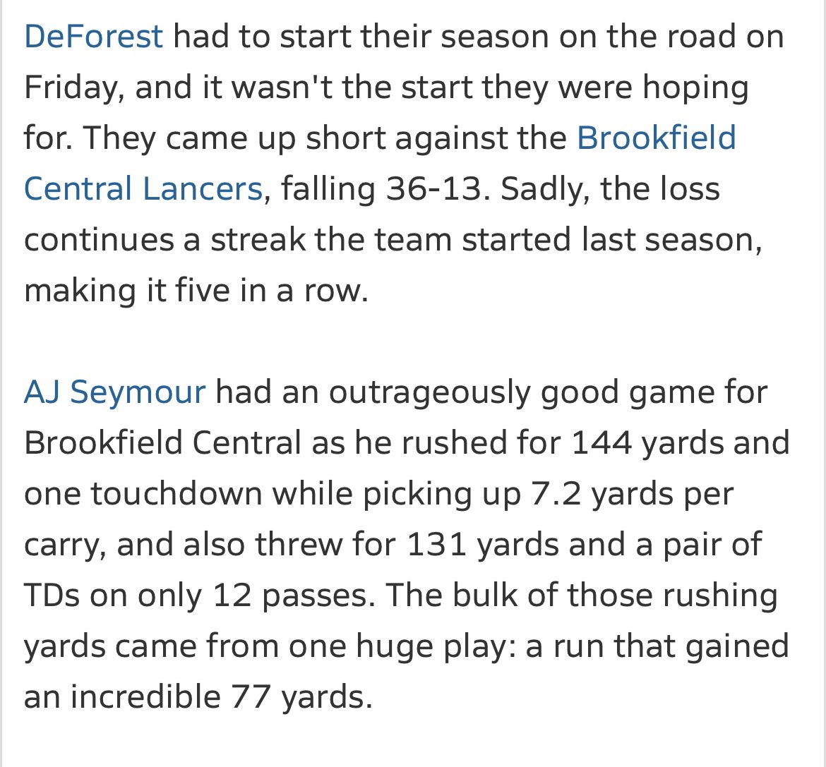 Thank you for the write up <a href="/MaxPreps/">MaxPreps</a>