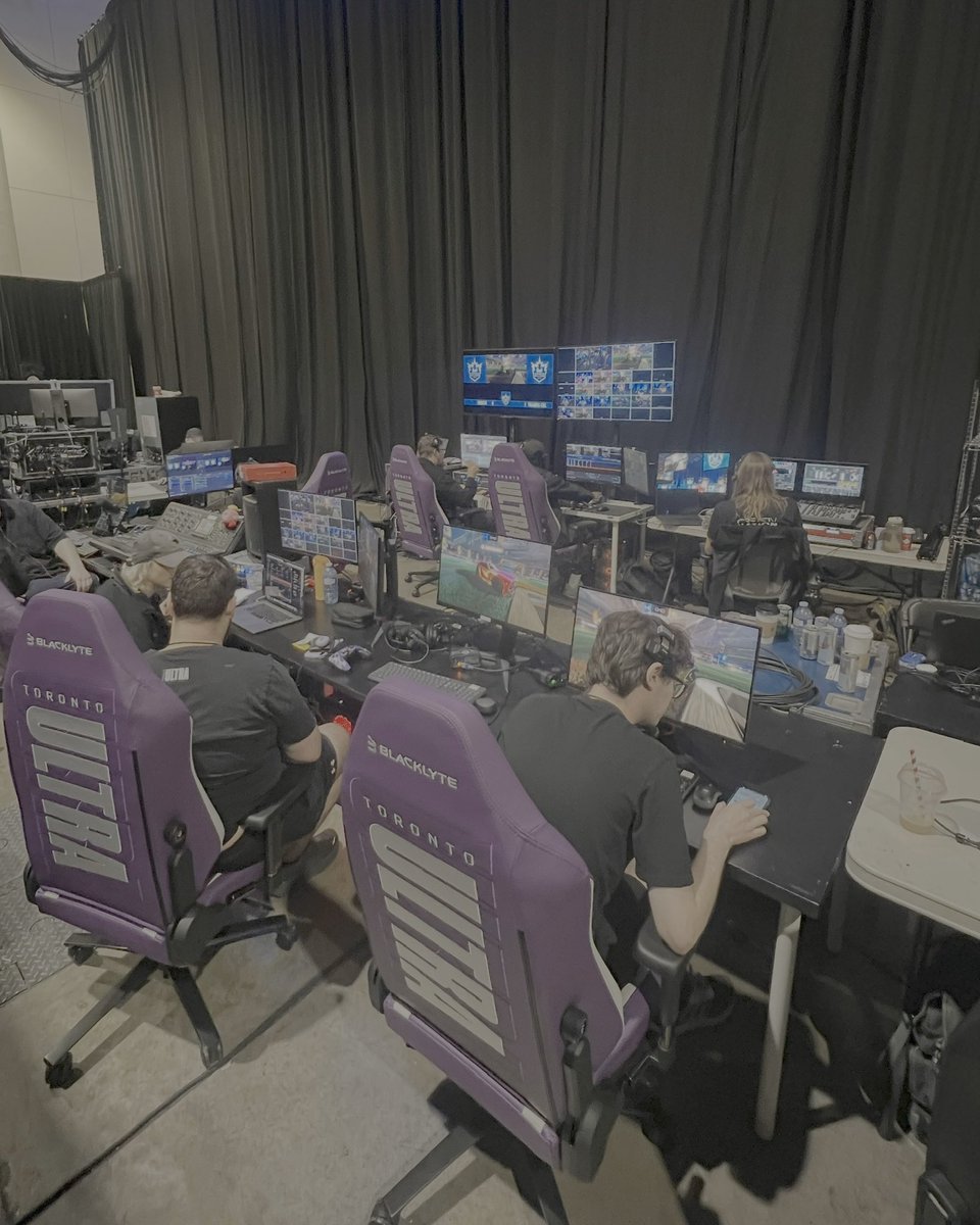 Whole production team killing it behind the scenes for Rocket League today <a href="/overactivegg/">OverActive</a> 🤝