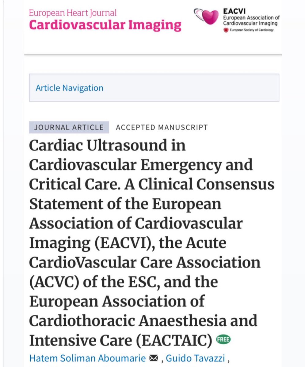 MA Garcia Fernandez (@maecocardio) on Twitter photo Importante documento de consenso sobre el uso de la ecocardiografia en Emergencias cardiovasculares y críticos
tinyurl.com/59ub7ja5
<a href="/josejgdnews/">Jose Juan Gomez</a> <a href="/ImagenCardiaca/">SEIC - Sociedad Española de Imagen Cardíaca</a> <a href="/AnestesiaR/">AnestesiaR</a> <a href="/anestesiaHCSC/">Anestesia Clinico San Carlos</a> <a href="/chileanestesia/">Editora Revista Chilena de Anestesia</a> <a href="/anestesiavalen/">Anestesia Clínico Valencia</a> Importante documento de consenso sobre el uso de la ecocardiografia en Emergencias cardiovasculares y críticos
tinyurl.com/59ub7ja5
<a href="/josejgdnews/">Jose Juan Gomez</a> <a href="/ImagenCardiaca/">SEIC - Sociedad Española de Imagen Cardíaca</a> <a href="/AnestesiaR/">AnestesiaR</a> <a href="/anestesiaHCSC/">Anestesia Clinico San Carlos</a> <a href="/chileanestesia/">Editora Revista Chilena de Anestesia</a> <a href="/anestesiavalen/">Anestesia Clínico Valencia</a>