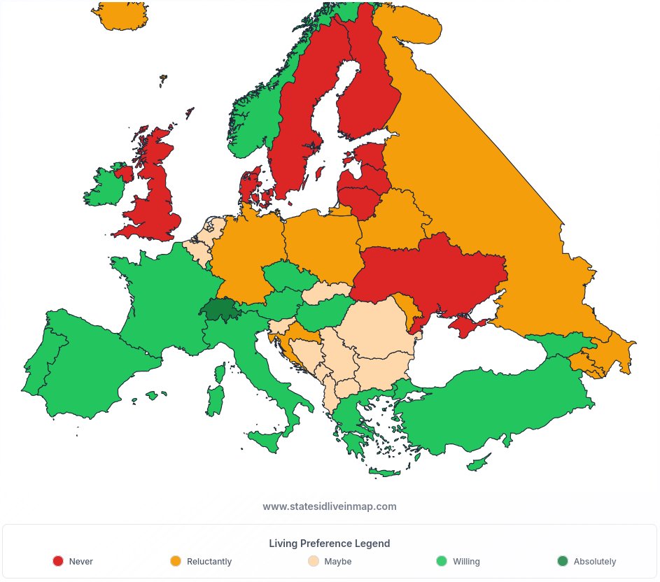 Leider kommt man in die Schweiz nur schwer rein ^^
