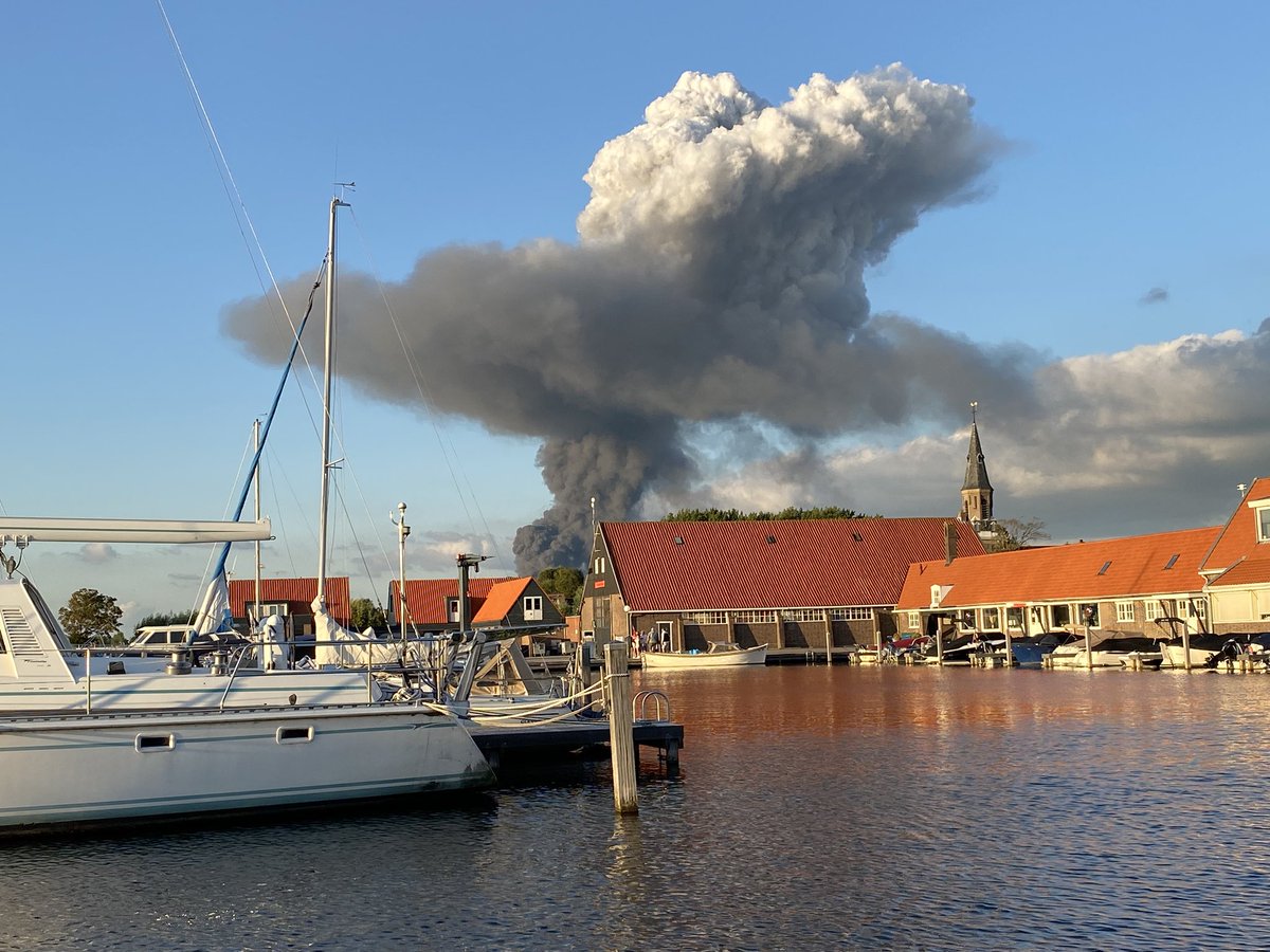 Grote brand in Aalsmeer …